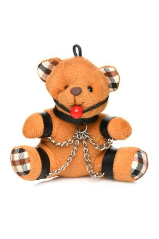 Gagged Teddy Bear Sleutelhanger-PlaySpicy